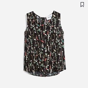 Alice Blue button back top